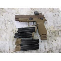 SIG SAUER P320 M17 OPTICS READY FDE FINISH MANUAL SAFETY ROMEO1 OPTIC 4.7