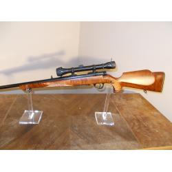 ANSCHUTZ (W. GERMANY MFG.) MODEL 1730 D KL DELUXE BLUED FINISH IRON SIGHTS WEAVER MARKSMAN OPTIC 24