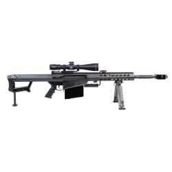 BERRETT MFG M82A1 BLACK PLUS LEUPOLD MKIV 6-24X52 OPTIC WITH MARK AR 34MM MOUNT 20