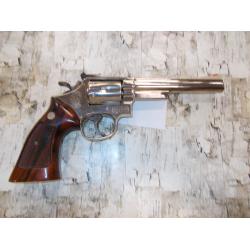 SMITH & WESSON MODEL 19-4 REVOLVER NICKEL 6