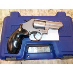 S&W MODEL 66-8 COMBAT MAGNUM MATTE STAINLESS FINISH 6-SHOT CYLINDER 2.75