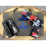 ATLAS ARES COMMANDER RED MULTI-URBAN CAMO ALUMINUM (3) DLC MAGS PORTED 4.25" BBL 9MM