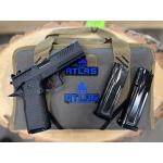 ATLAS ARES COMMANDER DLC FINISH ALUMINUM (3) DLC MAGS PORTED 4.25" BBL 9MM