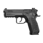 CZ-USA 91244 Shadow 2 Carry Frame 9mm Luger 15+1, 4" Black Steel Barrel, Black Nitride Serrated Steel Slide, Black Steel Frame w/Decocker