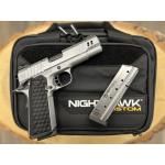 NIGHTHAWK 1911 VICE PRESIDENT COMMANDER IOS STAINLESS FINISH AMBI SAFETY FLUTED 4.25" BBL 9MM