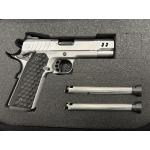 NIGHTHAWK 1911 VICE PRESIDENT COMMANDER IOS STAINLESS FINISH AMBI SAFETY FLUTED 4.25" BBL 9MM