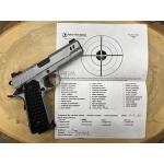 NIGHTHAWK 1911 VICE PRESIDENT COMMANDER IOS STAINLESS FINISH AMBI SAFETY FLUTED 4.25" BBL 9MM