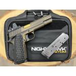 NIGHTHAWK 1911 FIREHAWK IOS GOVERNMENT BATTLE WORN BRONZE GOLD NITRIDE FLUTED 5