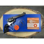 COLT 1873 SINGLE ACTION ARMY NICKEL FINISH BLACK COMPOSITE GRIPS 5.5