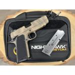 NIGHTHAWK 1911 DELEGATE IOS COMMANDER SHADOW TAN CAMO AMBI SAFETY RECON RAIL NIGHT SIGHTS 4.25" BBL .45ACP