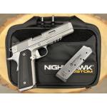 NIGHTHAWK 1911 AGENT2 GOVERNMENT RECON STAINLESS FINISH UPGRADE 5" BBL .45 ACP