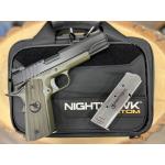NIGHTHAWK 1911 TROOPER OD GREEN FRAME BLACK OUT UPGRADE NITRIDE SLIDE AMBI SAFETY FLUTED 5