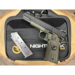 NIGHTHAWK 1911 TROOPER OD GREEN FRAME BLACK OUT UPGRADE NITRIDE SLIDE AMBI SAFETY FLUTED 5" BBL .45ACP NIGHTHAWK 1911 TROOPER OD GREEN FRAME BLACK OUT UPGRADE NITRIDE SLIDE AMBI SAFETY FLUTED 5" BBL .45ACP