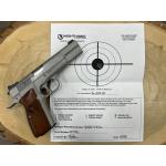NIGHTHAWK CUSTOM SPRINGFIELD SA-35 HI POWER SILVER CERAKOTE FINISH 4.7" BBL 9 MM