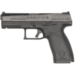 CZ-USA 91531 P-10 C  Compact Frame 9mm Luger 15+1 4.02 Black Stainless Steel Barrel, Black Nitride Serrated Steel Slide, Black Polymer Frame w/Picatinny Rail, Interchangeable Backstrap Grip