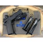 ATLAS EOS HC1911 PERFECT ZERO BLACK DLC FINISH AMBI SAFETY PORTED 4.25" BBL 9MM