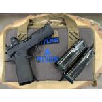 ATLAS ARES COMMANDER DLC FINISH ALUMINUM (3) DLC MAGS PORTED 4.25" BBL 9MM