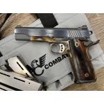 WILSON COMBAT 1911 TACTICAL SUPERGRADE CASE COLOR FRAME CHARCOAL BLUE SLIDE 5" BBL .45ACP (W/ FACTORY BAG TEST TARGET 6-MAGS)