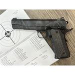 NIGHTHAWK 1911 THE BULL IOS GOVERNMENT SHADOW URBAN GRAY CERAKOTE CARBON FIBER GRIP AMBI-SAFETY 5" BBL .45ACP