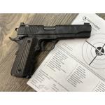 NIGHTHAWK 1911 THE BULL IOS GOVERNMENT SHADOW URBAN GRAY CERAKOTE CARBON FIBER GRIP AMBI-SAFETY 5" BBL .45ACP