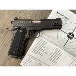 NIGHTHAWK 1911 VICE PRESIDENT IOS SMOKED NITRIDE FINISH AMBI-SAFETY ROSE GOLD FLUTED 4.25" BBL 9MM