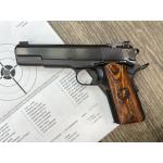 NIGHTHAWK 1911 NHC CLASSIC GOVERNMENT BLACK DLC FINISH POLISHED FLATS AMBI-SAFETY ADJ. NIGHT SIGHTS 5" BBL .45ACP