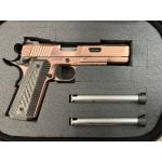 NIGHTHAWK 1911 AGENT2 IOS GOVERNMENT ROSE GOLD FINISH AMBI-SAFETY FLUTED 5" BBL .45ACP