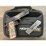 NIGHTHAWK 1911 LADY HAWK 2.0 IOS COMMANDER DLC FINISH W/ ROSE GOLD CONTROLS POLISHED FLATS 4.25" BBL .45ACP