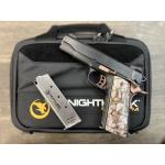 NIGHTHAWK 1911 LADY HAWK 2.0 IOS COMMANDER DLC FINISH W/ ROSE GOLD CONTROLS POLISHED FLATS 4.25" BBL .45ACP