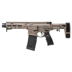 Daniel Defense, DDM4 PDW, Semi-automatic Pistol, AR, 300 Blackout, 7" Barrel, 1:7" Twist, Linear Compensator, Cerakote Finish, Flat Dark Earth, Daniel Defense Grip, Maxim Defense PDW Brace, No Mag, 300BLK PMAG Gen 3