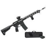 SIG SAUER M400 TREAD V2 TACPAC BLACK FINISH M-LOK STAINLESS 16" BBL 5.56 W/ SAVIOR BAG ROMEO5 OPTIC & (3) MAGS INCLUDED