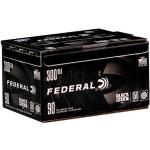 FEDERAL BLACK PACK 300 BLACKOUT AMMO 150 GRAIN FULL METAL JACKET BOAT-TAIL - FC300BLKBF 90 ROUNDS