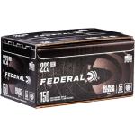 FEDERAL BLACK PACK 223 AMMO 55 GRAIN FULL METAL JACKET - FC223BF 150 ROUNDS