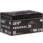 FEDERAL BLACK PACK 5.56X45MM AMMO 55 GRAIN FULL METAL JACKET BOAT-TAIL - FC193BF 150 ROUNDS