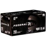 FEDERAL BLACK PACK 40 S&W AMMO 165 GRAIN FULL METAL JACKET - C40165BP200 200 ROUNDS