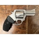 CHARTER ARMS PITBULL SILVER FINISH FIXED SIGHTS RUBBER GRIPS 2.5