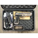 BERETTA (ITALY) 92X PERFORMANCE STAINLESS FINISH ADJ. SIGHTS 4.9