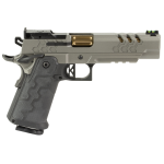 Kimber Mfg, Inc 3500060 2K11 Target 9mm Luger 20+1 5" Coyote PVD Bull Barrel, Matte Kim Pro Graphite Lightening Cut/Optic Ready/Serrated Stainless Steel Slide & Stainless Steel Frame w/Beavertail & Picatinny Rail, MJD Black Grip Module