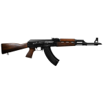 Zastava M70, Semi-automatic, 7.62X39, 16.3 Chrome lined Barrel, Matte Finish, Black, Walnut Battle Worn Stock Set, 30 Rounds, 1 Magazine ZR7762FL