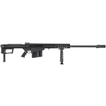 Barrett M107A1, Semi-automatic Rifle, 50 BMG, 29 Barrel, Cerakote Finish, Black, Synthetic Stock, Front and Rear Flip Sights, 10 Rounds, 1 Magazine, M