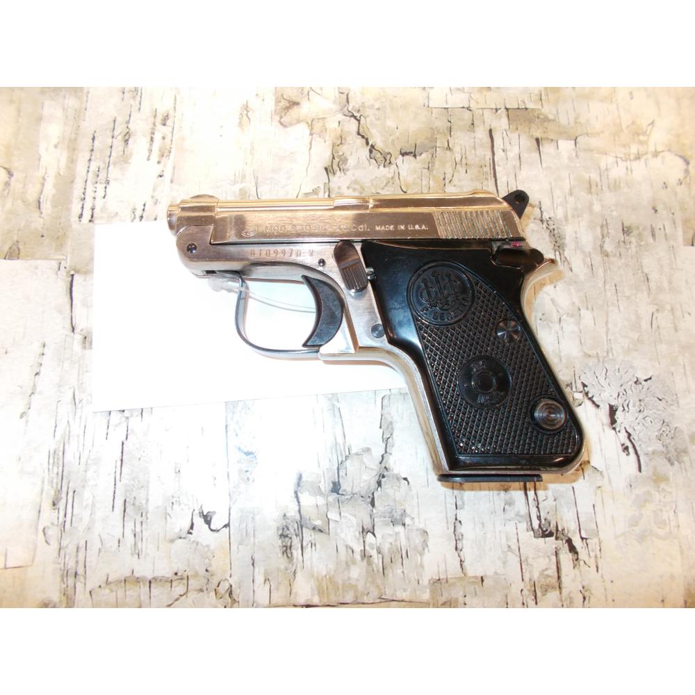 BERETTA 950BS NICKEL 25ACP  1 MAG  NO BOX