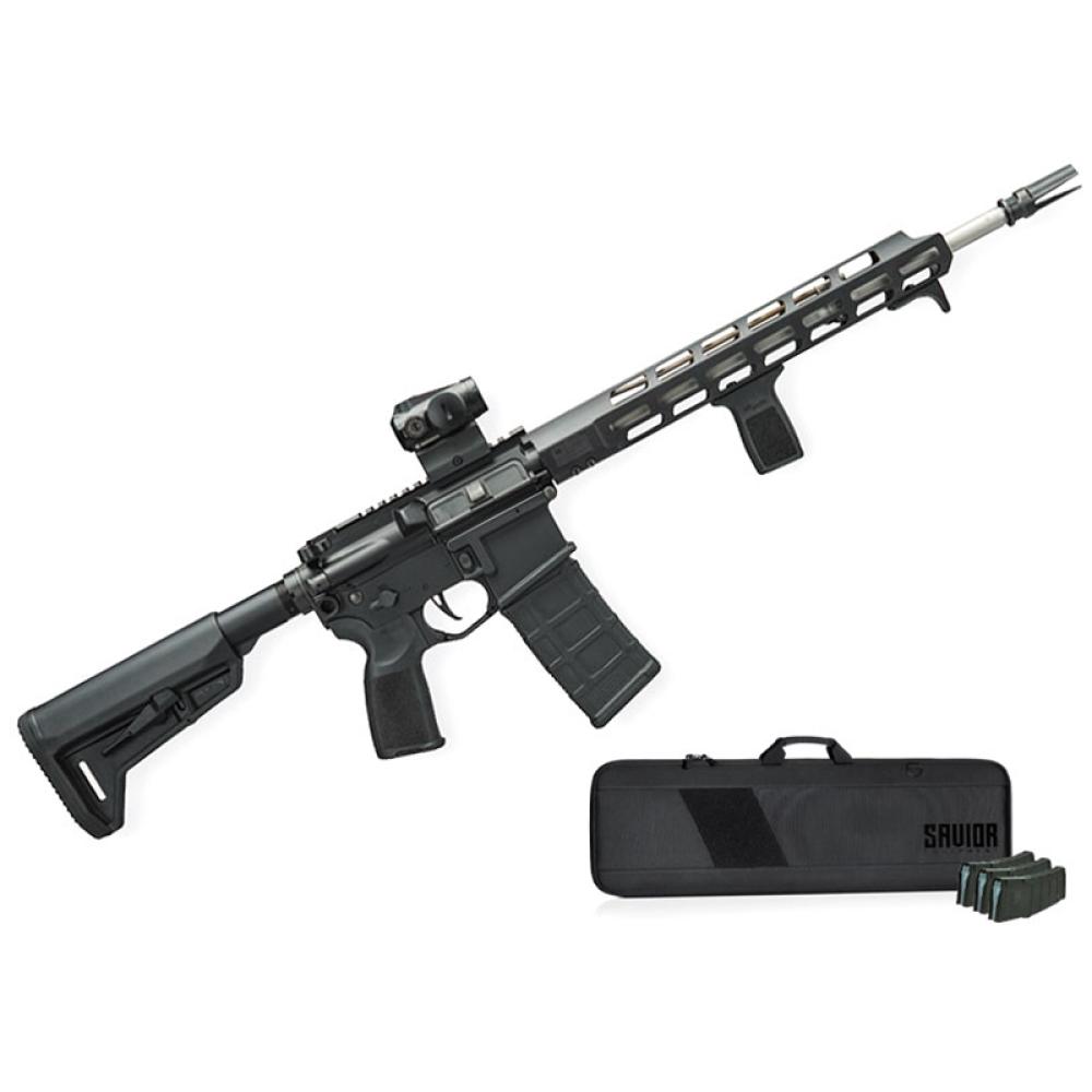 SIG SAUER M400 TREAD V2 TACPAC BLACK FINISH M-LOK STAINLESS 16" BBL 5.56 W/ SAVIOR BAG ROMEO5 OPTIC & (3) MAGS INCLUDED