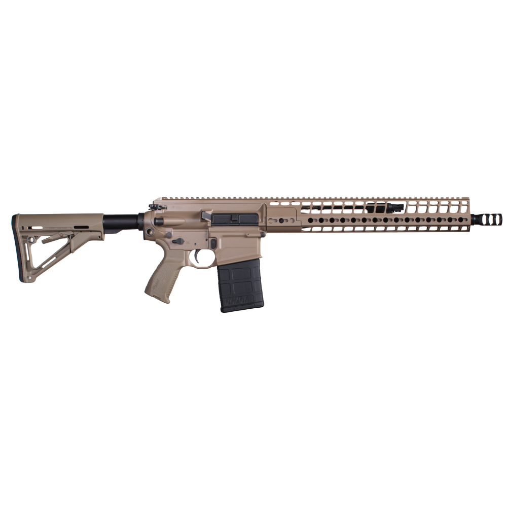 Sig Sauer SIG 716G2 DMR 6.5 Creedmoor Rifle 18in Semi-Auto FDE (1) 20 Round Mag R716G2-H18B-65-DMR-FDE
