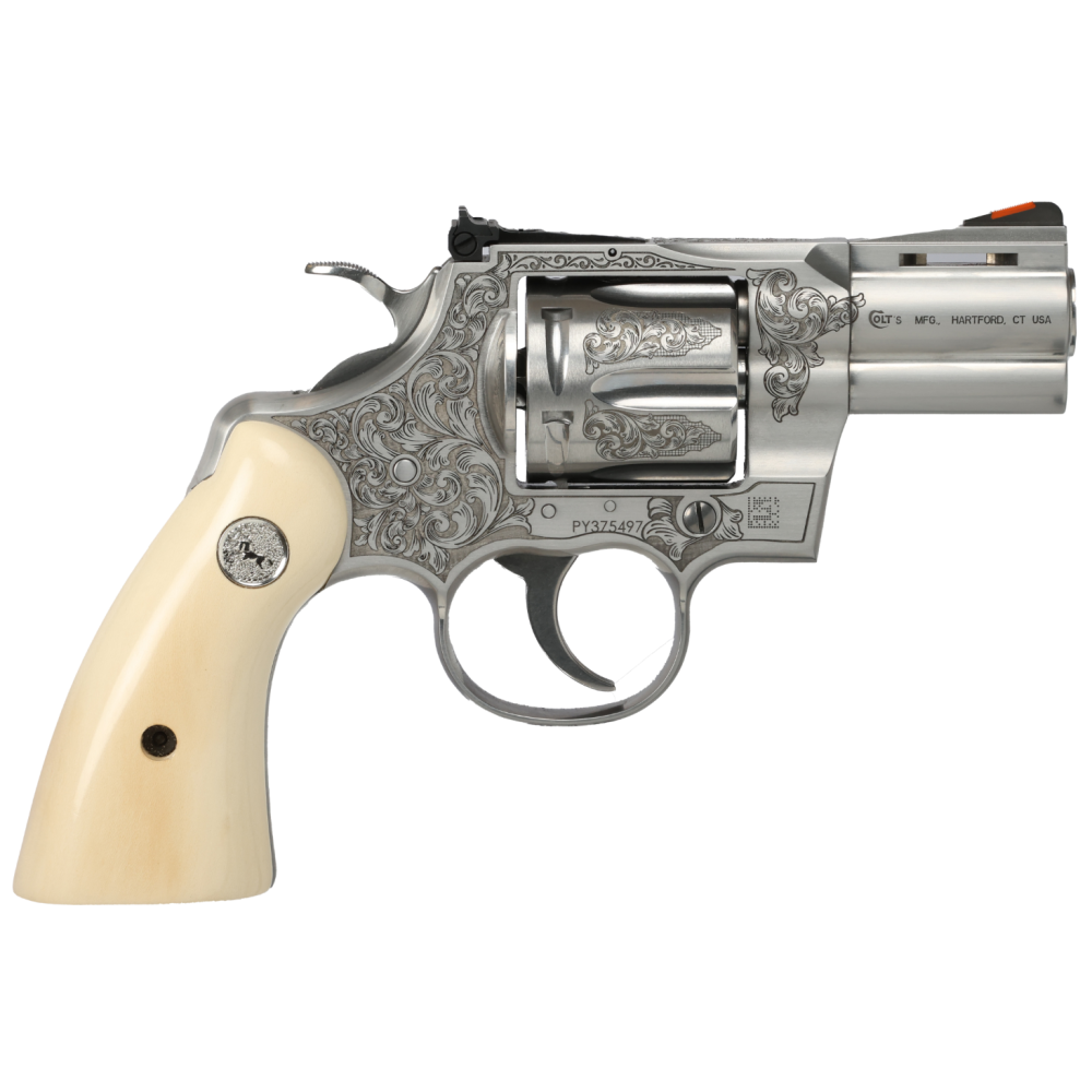 COLT PYTHON 357MAG 2.5" ENG/HOLLY TYLER GUN WORKS PREMIER GRADE 357 MAG