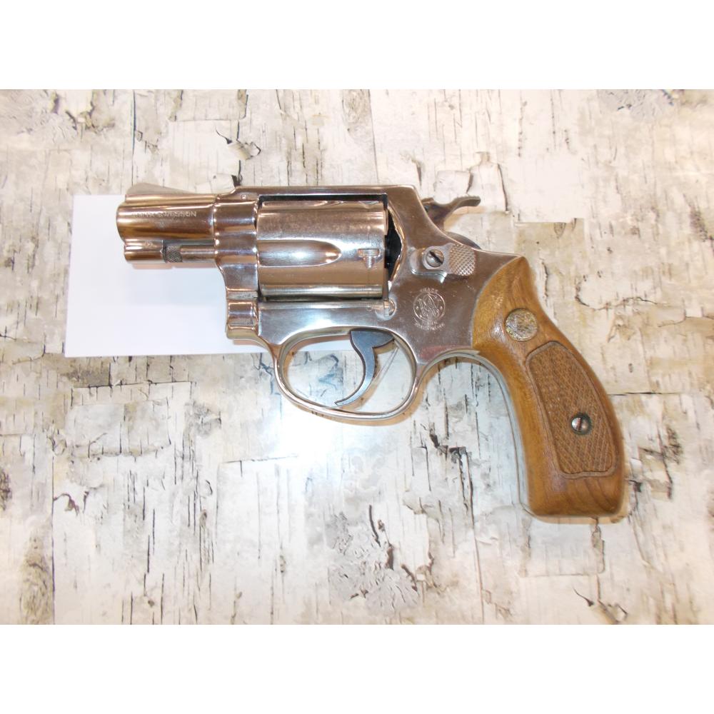 SMITH & WESSON MODEL 37 .38SPL REV NICKEL NO BOX