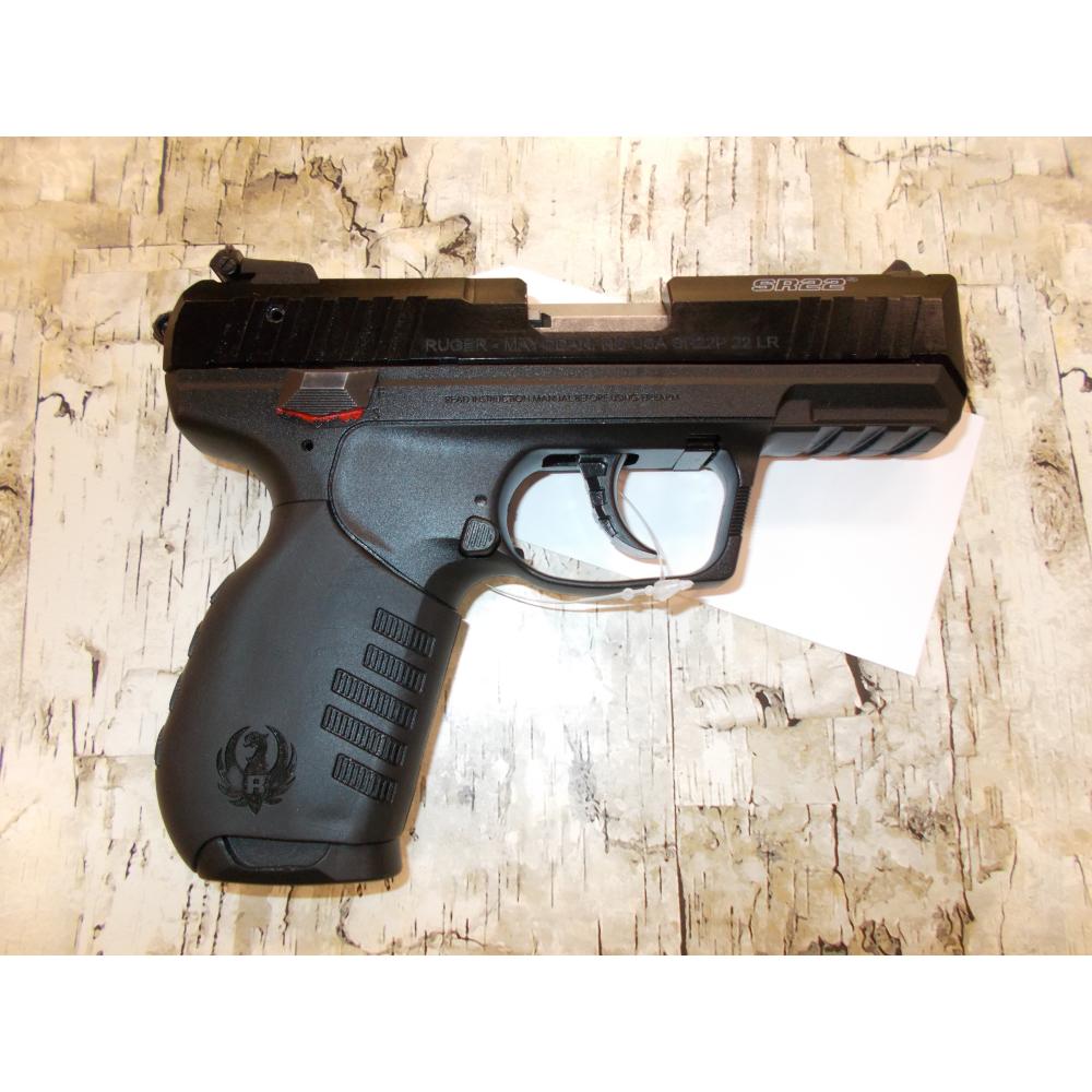 RUGER SR22 22CAL  USED GUN NO BOX 2 MAGS
