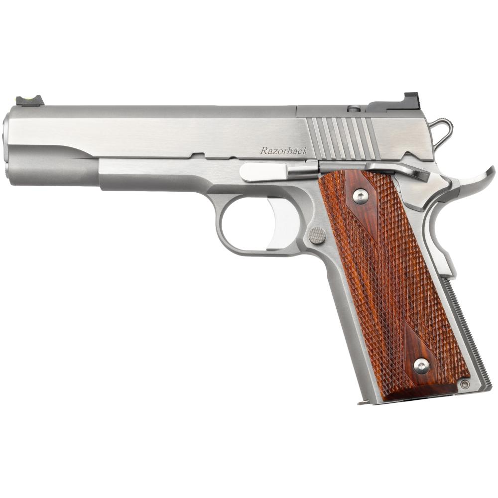 Dan Wesson 1911 Razorback 10mm 5" Bbl Optics-Ready SS 8+1rd Hammer-Fired Metal Framed Pistol 01791