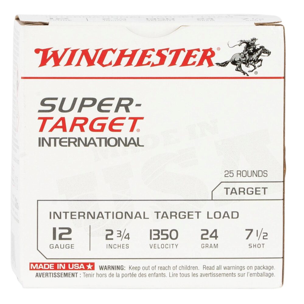 Winchester Ammo TRGT213507 Super-Target Light Target 12Gauge 2.75 7/8oz 7.5Shot 25 Per Box/10 Case