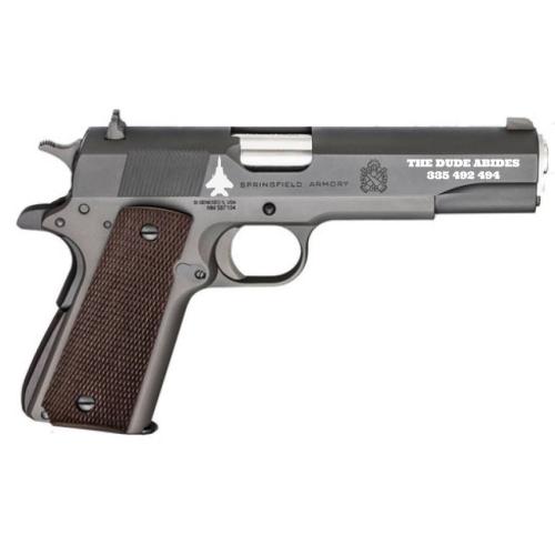 CUSTOM SPRINGFIELD ARMORY 1911 DEFENDER 45ACP MIL-SPEC PARKERIZED UNDISCLOSED LOCATION DEPLOYMENT GUN