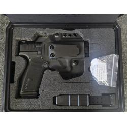 PRE-OWNED CANIK MC9 PRIME BLACK 2X17RD 9MM WITH FACTORY ACCESSORIES